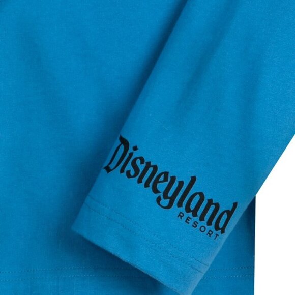 NWT Disneyland Resort Mickey Mouse and Friends Blue Long Sleeve Medium T-Shirt - Picture 4 of 11